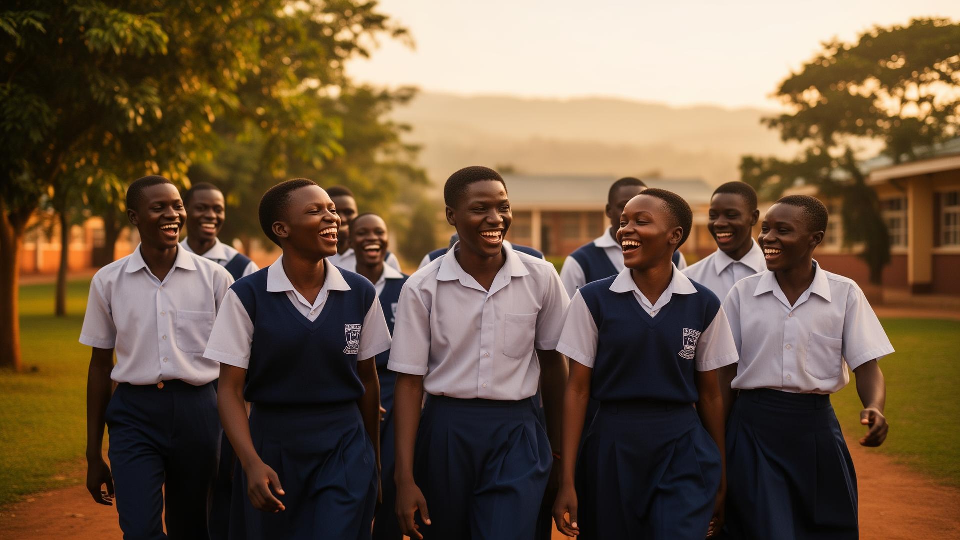 Bomas Academy students